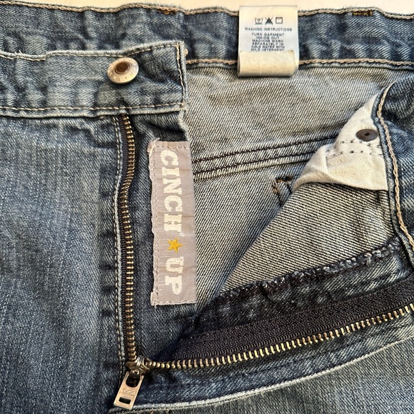 Cinch Silver Label Size 38x32 Men’s Mid-Rise Slim Fit Straight Jeans MB98034001 - Picture 3 of 11